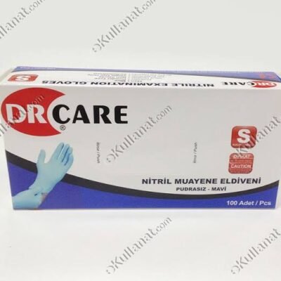 Pudrasız Mavi Nitril Muayene Eldiveni